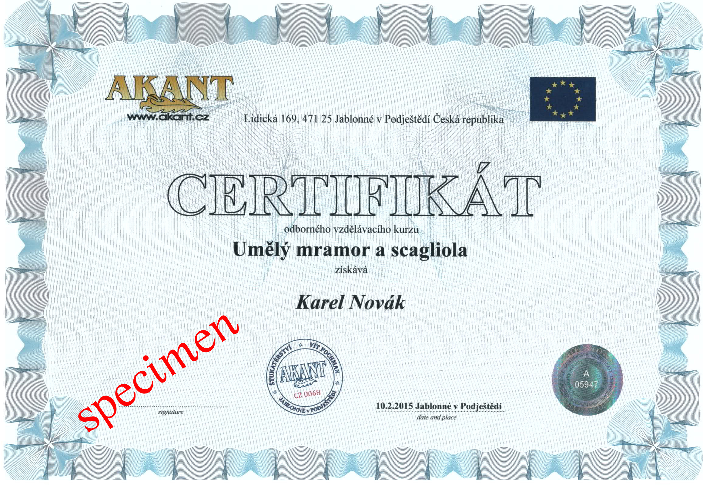 Certifikát